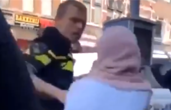 Dutch police officer kicks, punches Muslim woman in Utrecht