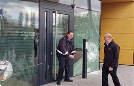 PKK sympathisers attack police, vandalise Council of Europe building