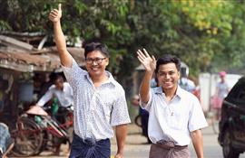 UN rights experts hail Myanmar journalists’ release