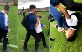 Video of boy attacking smaller boy in ´racially aggravated assault´ goes viral 